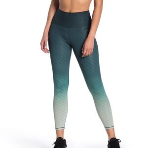 AR-33 Hunter Green Ombre High Waist Tights